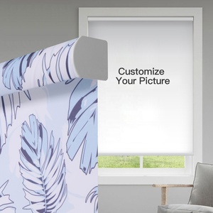 Tende per finestre con pittura <span class=keywords><strong>a</strong></span> olio stampate astratte personalizzate, moderne, grandi tende <span class=keywords><strong>a</strong></span> <span class=keywords><strong>rullo</strong></span> da parete, per la decorazione della casa - Product Image 2