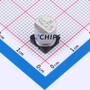 Condensador Electrolítico de Aluminio SMD UUA1H470MNL1GS, D8xL10mm 47uF 20% 50V 170mA-120Hz - Product Image 1