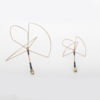 Antenne FPV Cloverleaf 1,2 GHz 2,4 GHz à polarisation circulaire, omnidirectionnelle à trois ou quatre pales, longue portée pour drone FPV, VTX, lunettes FPV