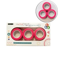 Fidget Spinner Doigt Anneau Magnétique Décompression Jouet Magnétique Gyro Doigt Décompression Jouet En Gros En Plastique Éducation ZHE
