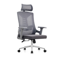 Chaise de bureau informatique ergonomique à dossier haut en tissu maillé vert, réglable en hauteur, pivotante, confortable pour de longues heures de travail assis