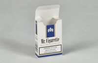 Boîte de papier en carton carrée pour cigarettes Boîtes à cigarettes pliables personnalisées Emballage pour fumeurs Étui en papier pour tabac