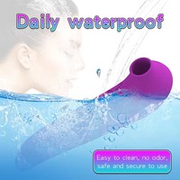 Antpop HB2011 Vibrateur de culotte sans fil rechargeable par USB, étanche, en latex, avec 10 fréquences de succion