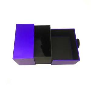 豪华紫色包装盒纸礼盒