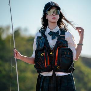 Chaleco de <span class=keywords><strong>Pesca</strong></span> Profesional Ajustable <span class=keywords><strong>para</strong></span> Adultos y Chaleco Salvavidas con Flotabilidad de Espuma EPE <span class=keywords><strong>para</strong></span> <span class=keywords><strong>Pesca</strong></span> en Mar y Deportes Acuáticos, Equipo de Salvamento - Product Image 2