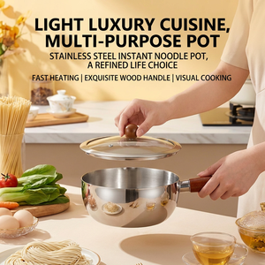 Single Handle Walnut Bowl Household Metal Snack Egg Noodle Salad <b>Pot</b> <b>for</b> Mixing <b>Pot</b> Dropshipping - Product Image 2