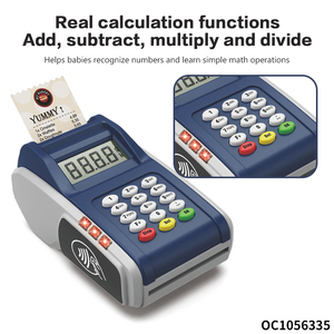 Giả vờ chơi mô phỏng thị trường mua sắm máy POS Tiền mặt đăng ký đồ chơi cho trẻ em - Product Image 5