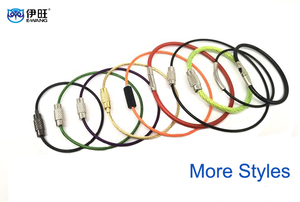 Ewang bán buôn dây thép không gỉ dây móc chìa khóa vòng cho cắm trại ngoài trời - Product Image 6