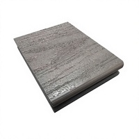Revêtement de terrasse en composite bois-plastique PVC de style européen, respectueux de la peau