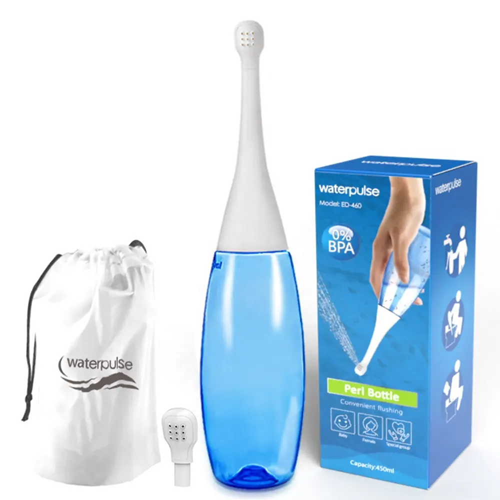 Waterpulse Feminine Wash Bottle Portable Bidet Hand held Peri Bottle For Postpartum Care
