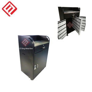 KMB Hot Sale Aluminum Tool Box Customizable OEM Mechanic <strong>Valet</strong> Parking <strong>Podium</strong> Cart with Key Holder Tool Cabinet - Product Image 1