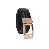 Ceinture en cuir écologique pour usage quotidien, style minimaliste, forme classique, boucle en alliage, couleurs et tailles personnalisables, 100% haute qualité, 3,5 cm