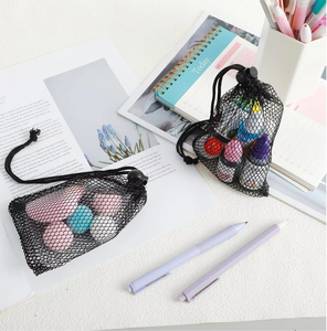 HANFEIZI Custom Size Black <strong>Mesh</strong> Mini Polyester Nylon <strong>Drawstring</strong> <strong>Bag</strong> Little <strong>Mesh</strong> Gift <strong>Bags</strong> Toys Balls Cosmetic Storage <strong>Mesh</strong> <strong>Bags</strong> - Product Image 4