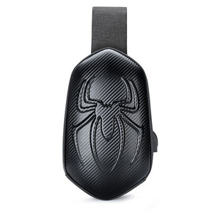 Serrure de mot de passe étanche pour femmes Spider Man sac de messager à bandoulière Port de Charge USB sac à bandoulière multicolore à bandoulière - Product Image 5