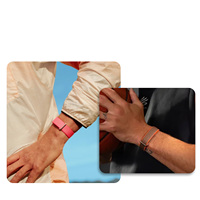 Bracelets élastiques en nylon antibactériens ajustables en gros pour Fitbit Air, bracelet de remplacement pour Google Fitbit Air
