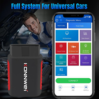 Outil de diagnostic OBD2 KONNWEI KDIAG BT, scanner de diagnostic complet du système automobile universel 12V, garantie 1 an, lecteur de code de panne automobile