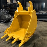 Godet standard pour excavatrice en acier Q345B renforcé et résistant à l'usure, pour excavatrice de 3,5 tonnes