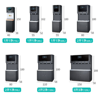 Sistema de Ósmosis Inversa de 5 Niveles AIHUAPU, Dispensador de Agua Fría y Caliente Eléctrico Vertical de Acero Inoxidable para Uso Comercial, Hoteles y Exteriores