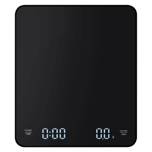 1kg Capacity Digital Display Coffee <strong>Scale</strong> <strong>Electric</strong> Kitchen Timer 0.1g Division ABS Plastic Material <strong>Weighing</strong> Timing Function - Product Image 3