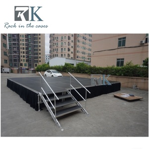 เวทีพับได้เคลื่อนที่พร้อมโครงอะลูมิเนียมสำหรับห้างสรรพสินค้า โรงเรียน งานประชุม การแสดง - Product Image 3