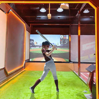 Simulador de Béisbol Inteligente AR VR, Equipo Deportivo Profesional para Interiores, Metal, 110V/220V/380V