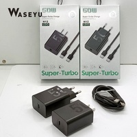 Chargeur mural USB-C Super Turbo 60W X50, charge rapide avec câble Type C pour Motorola, adaptateur secteur USB Type-C PD