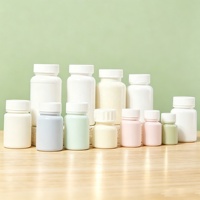 Bouteilles en plastique HDPE vides de qualité alimentaire avec bouchon à vis, personnalisables avec logo, 5 ml, 10 ml, pour emballage de capsules et pilules