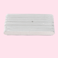 Kit de limes à ongles en acier inoxydable de remplacement, avec tampons amovibles double face (grains 100/180), manche métallique pour manucure