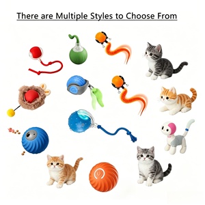 Smart <b>Pet</b> <b>Toy</b> 360° Automatic <b>Interactive</b> Dog Smart Ball <b>Toy</b> With Rope <b>Interactive</b> Cat <b>Toys</b> USB Charger Rolling Ball <b>for</b> Cats - Product Image 6