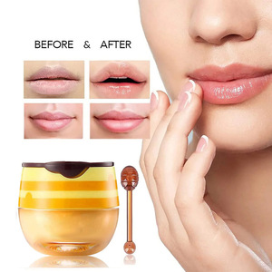 Bálsamo Labial Humectante Vegano con Sabores de Frutas y Logotipo Personalizado, Bálsamo Labial Nocturno con Etiqueta Privada, Mascarilla Labial de Miel con Ácido Hialurónico - Product Image 1