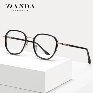 Danda Square <b>Eyeglasses</b> <b>Frames</b> TJ829 Anti Blue Light Women Optical Glasses PC Lens Mixed Style - Product Image 1