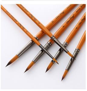 Zhuting profesyonel mikro boya fırçası minyatür sanat boya çizim ince fırçalar numarası 0000-10 naylon saç malzemesi - Product Image 4