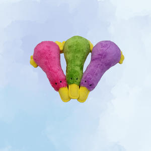 Jouet en peluche en forme de canard pour animaux de compagnie, nettoyage des dents, résistant aux morsures, formation à la mastication, chat, jouet couinant - Product Image 5