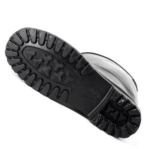 Bottes de pluie noires à mi-mollet pour hommes, chaussures en caoutchouc imperméables pour les usines alimentaires, chaussures de pêche, bottes de pluie antidérapantes - Product Image 2