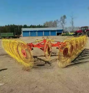 Râteau à doigts large de 5,5 m pour tracteur, couvre une grande surface efficacement, optimise le séchage du foin et des cultures fourragères - Product Image 5