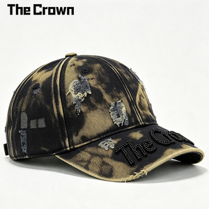 Gorra de Béisbol de Mezclilla Desgastada Personalizada al por Mayor de Alta Calidad, con 6 Paneles, Ajustable, con Logotipo Bordado - Product Image 3