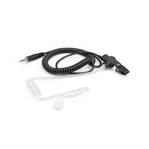 Acoustic Tube Listen Only 2.5mm 3.5mm Plug Surveillance Headset Earpiece for 2-Way Motorola Icom Radio