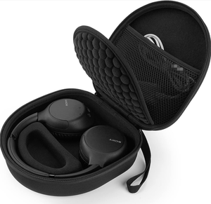 Coque pour Sony <span class=keywords><strong>WH</strong></span>-CH710N/<span class=keywords><strong>CH700N</strong></span> Housse de protection de voyage pour casque EVA Housse de transport rigide Sac de rangement - Product Image 1