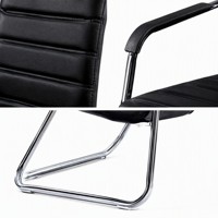 Chaise de bureau ergonomique à dossier haut avec accoudoirs pour réunions et visiteurs, pour l'approvisionnement transfrontalier