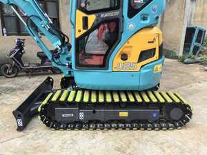 Mini-excavatrice Kubota U25 d'occasion |   Excavatrice sur chenilles de 2 tonnes |   Attache rapide de godet d'excavatrice pour moteur Kubota, modèle fiable, compatible brise-roche - Product Image 4