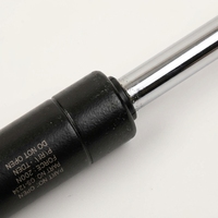 Vérin à gaz robuste pour fenêtre en verre, à résistance contrôlée, finition noire, direct usine