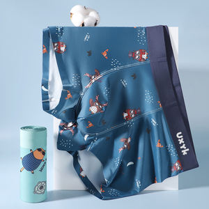 <span class=keywords><strong>MiiOW</strong></span> Sous-vêtement en coton confortable pour homme Boxer imprimé pour homme - Product Image 3