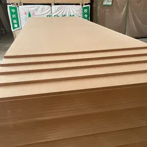 Customized Price Pure Wood Mdf E1 Woods Medium Density 1220x2440mm Customizable Size 18mm Solid Board Mdf