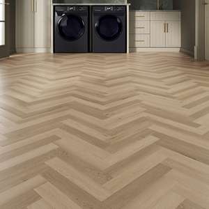 Piso Vinílico SPC con Textura de Cepillado para Uso Residencial en Interiores de Hogares Contemporáneos, con Realce de Grano <span class=keywords><strong>Natural</strong></span> - Product Image 2