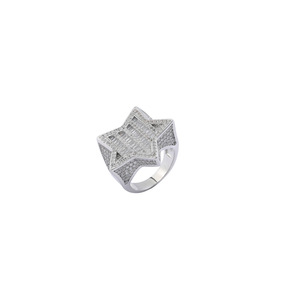 Bague en forme d'étoile à cinq branches tridimensionnelle, bague pour homme cool avec une touche de personnalité - Product Image 3