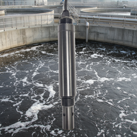 Capteur de conductivité à quatre électrodes en graphite industriel Sonde RS485 Modbus EC pour la surveillance des eaux usées et des usines chimiques
