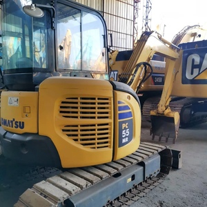 Excavadora de cadenas usada Komatsu PC55 de 5 toneladas, equipo compacto de excavación para trabajos de cimentación - Product Image 2