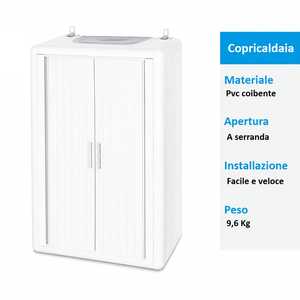 Cubierta Aislante de PVC para Calderas 58.5x38.5x98 cm, Material Ignífugo de Panal para Sistemas HVAC Domésticos - Product Image 3