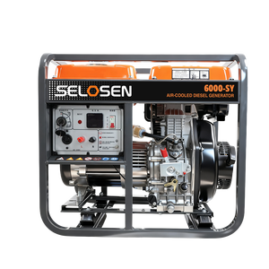 Light Weight 5.5kW <b>Generator</b> 400V Three Phase for Construction Power 6000SY 456CC Single Cylinder Engine 6000SY - Product Image 1