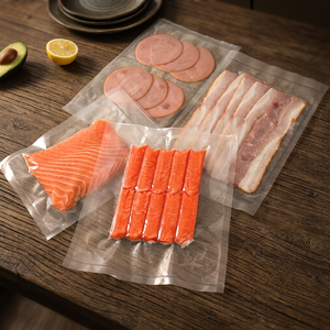 Sacs sous vide noirs de qualité alimentaire, haute barrière, plats, thermoscellables, sans BPA, pour viande fraîche et fruits, directement de l'usine, faible MOQ, en stock - Product Image 5